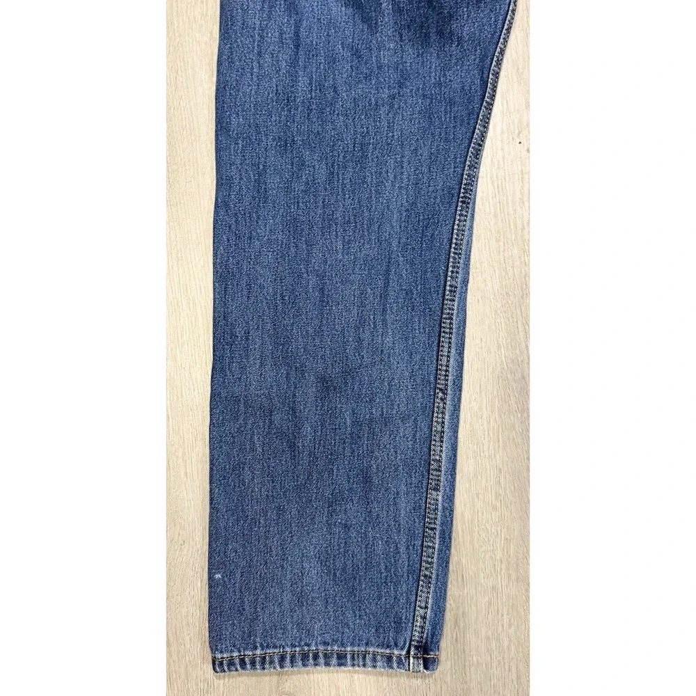 Levis 505 Regular Fit Jeans Mens Size 38x30 Straight Leg Blue Medium Wash Casual